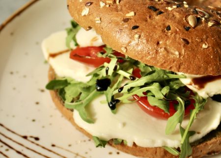 caprese bagel